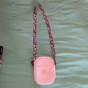 Pink crossbody purse